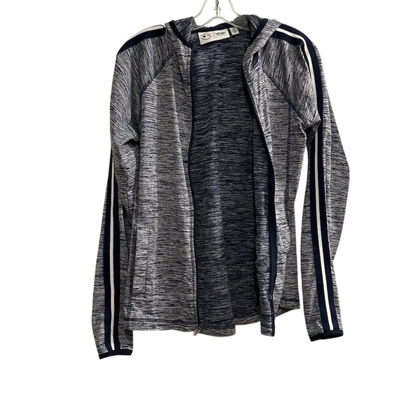 NY Yankees Genuine Merchandise 4her Women's Full Zip Hooded Jacket Blue Size M - Picture 3 of 14